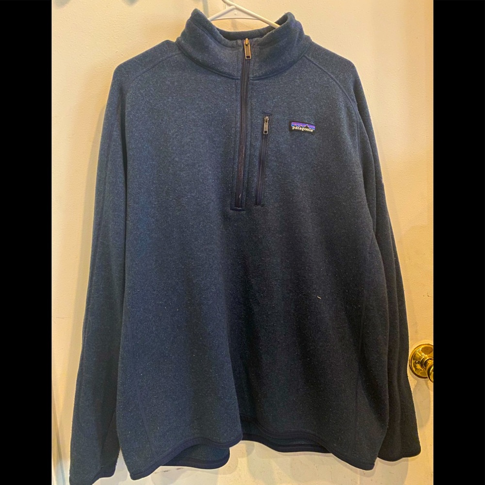 Patagonia Better Sweater Blue 1/4 zipper pullover